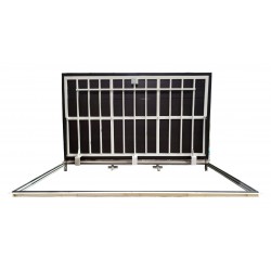 Stainless steel floor access door 70 cm x 240 cm "H" for indoor and outdoor