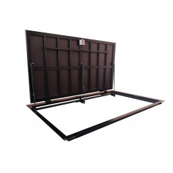 Floor steel access door size 90 cm x 280 cm "H"